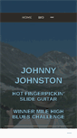 Mobile Screenshot of johnnyjohnston.com